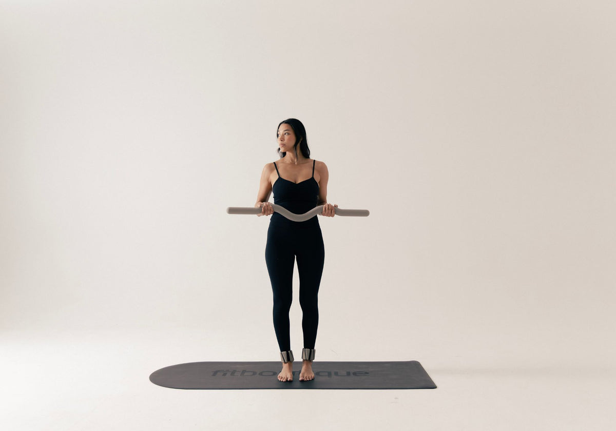 Body bar and yoga mat